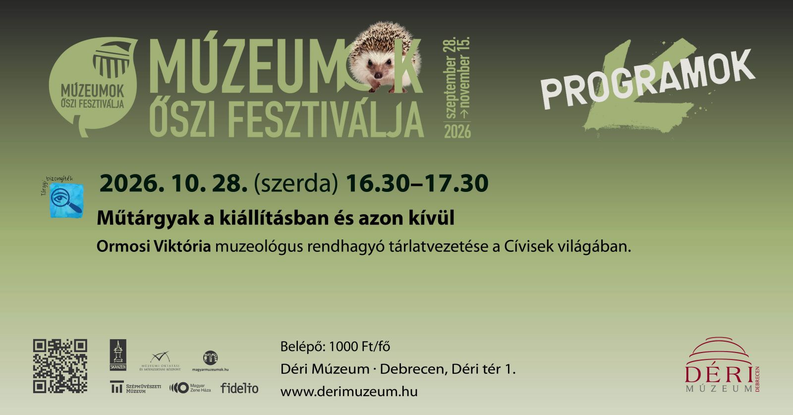 Elkezdődött a Múzeumok Őszi Fesztiválja